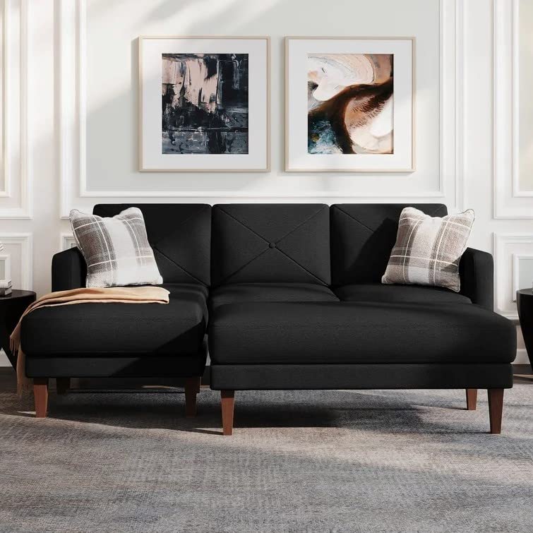 Yuka L Shape 4 Seater L Shape Sofa Furniture with 2 Seater Bench for Living Room | Bedroom |Office… - Torque India